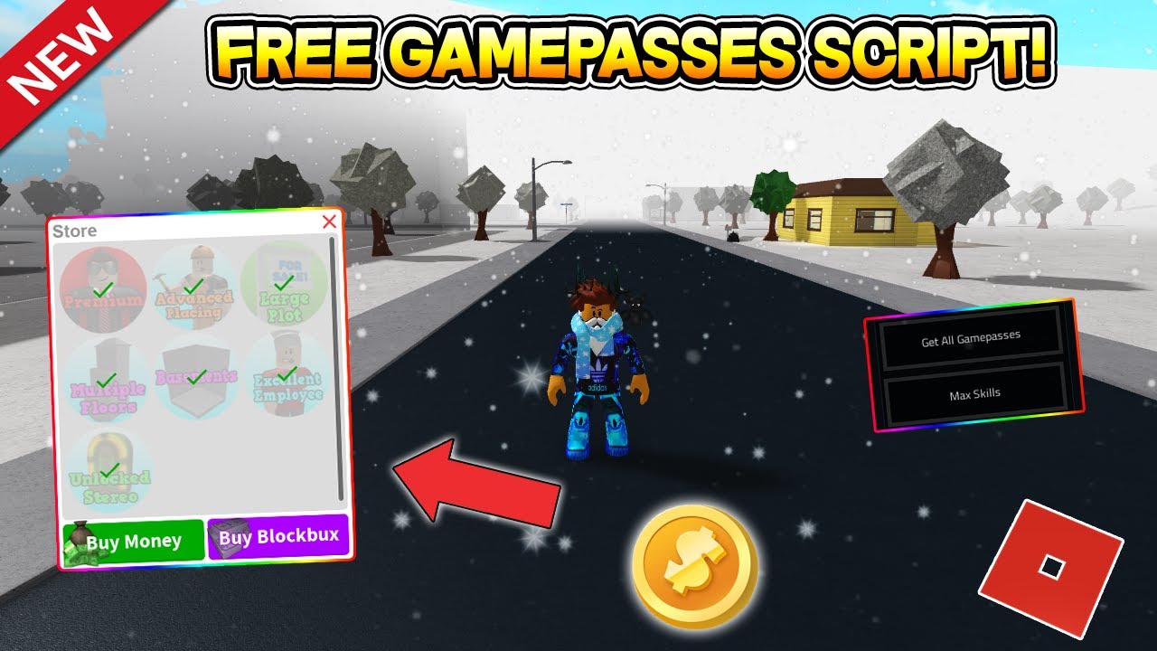 Get All Gamepasses For Free Op Script Bloxburg Roblox Youtube - how to get free roblox game passes