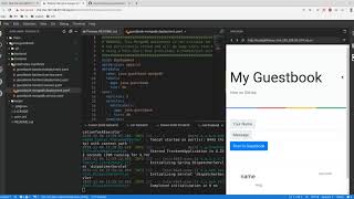 Java guestbook sample