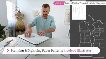 Eenvoudig papierpatronen digitaliseren in Adobe Illustrator!