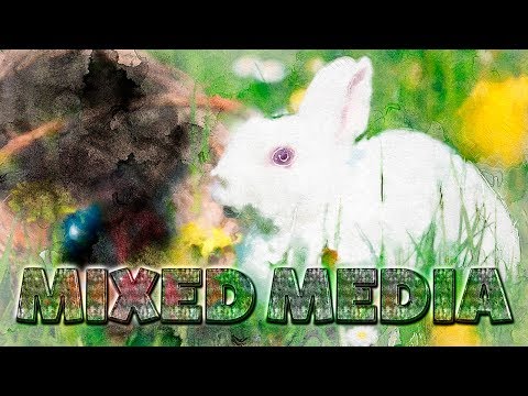 Mixed Media Effect in Adobe Photoshop CC  ( Tutorial )