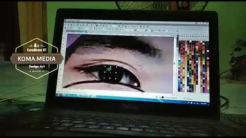 TUTORIAL MEMBUAT VEKTOR ( MATA )  CORELDRAW X7