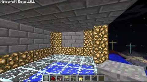 Minecraft 1.8.1 chunk glitch!(must see)