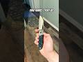 This knife prototype is really cool shorts knife skills edc cool ytshorts