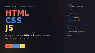 Doing HTML, CSS AND JS .Learning fundamentals from scratch.
