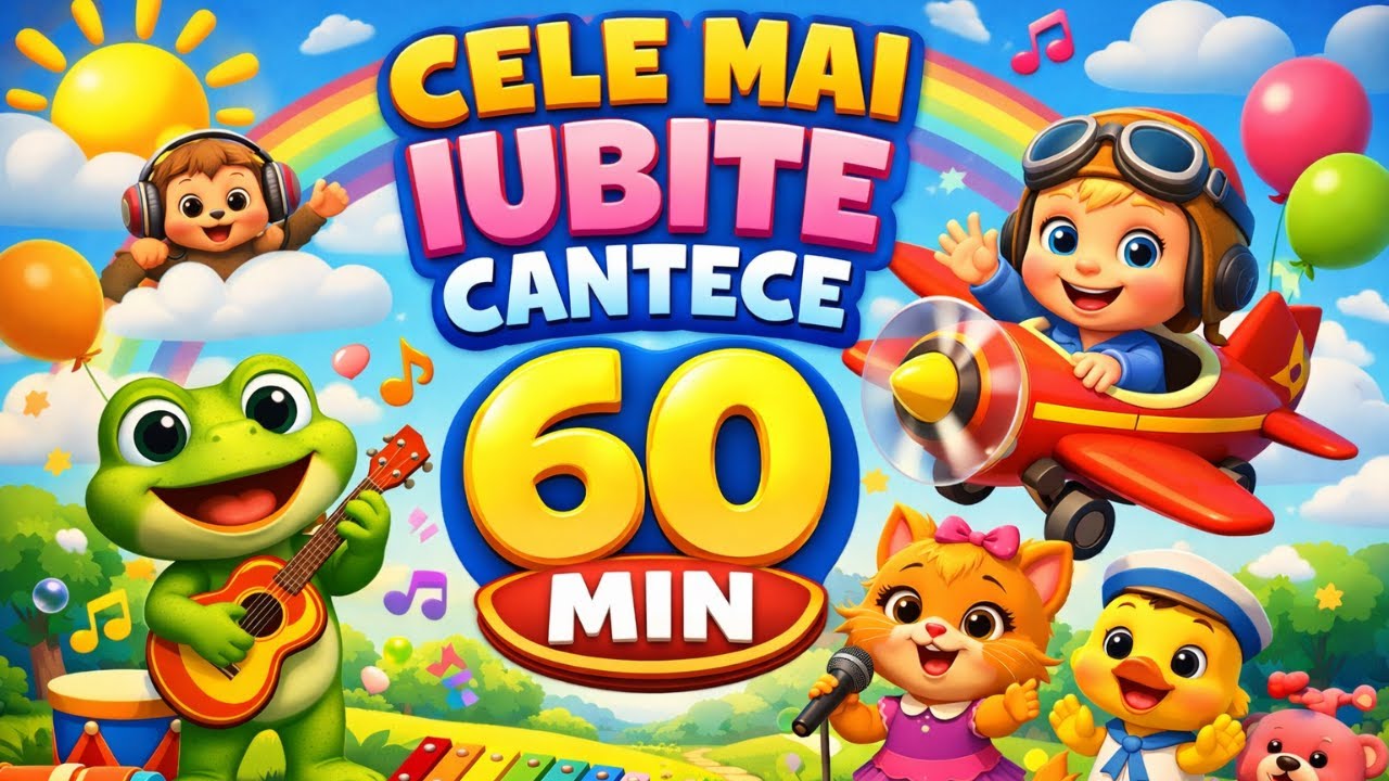 Oac, Oac, Diri-diri-dam 🐸 CELE MAI IUBITE CANTECELE PENTRU COPII -60 MIN|🎵 CUCURIGU