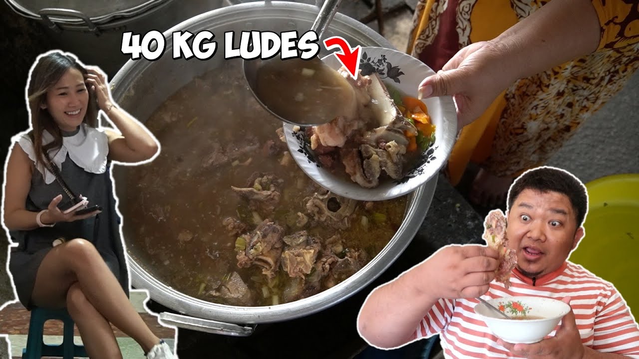 SEMUA PADA MAKAN SOP BUNTUT, WARUNGNYA SAMPE GAK MUAT..!!