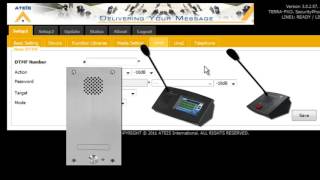 Terra-FXO DTMF Paging Programming