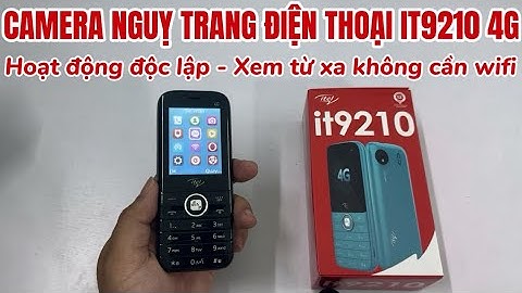 Camera Nguỵ Trang Điện Thoại IT9210 Phiên Bản 4G Hoạt Động Độc Lập Xem Từ Xa Không Cần WiFi