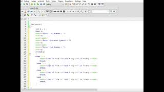 How to create simple calculator in C++ / C language | Switch statement