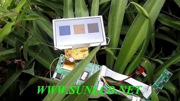 Sunlight readable lcd, High brightness,Transflective lcd with the Optical bonding
