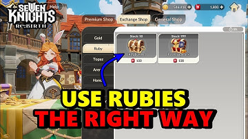 De beste manieren om robijnen te gebruiken (gids voor sparen en uitgeven) [7K Rebirth]