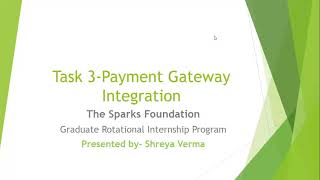 Shreya_Verma-Sparks Foundation #Task-3-Payment Gateway Integration