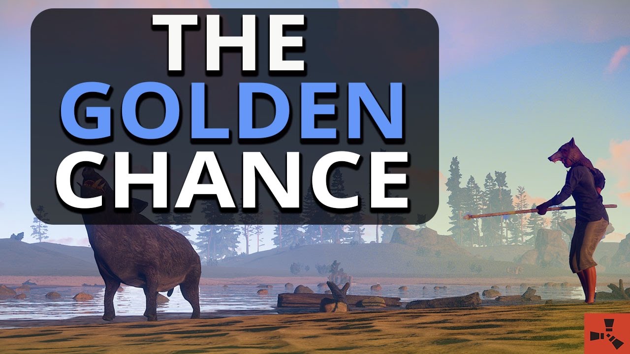 The GOLDEN Chance!! Rust Solo Survival Gameplay YouTube