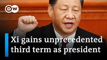 China hands Xi Jinping historic third term as president | DW News