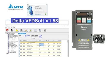 Delta VFD Parameter Read & Write | VFDSoft Software Tutorial