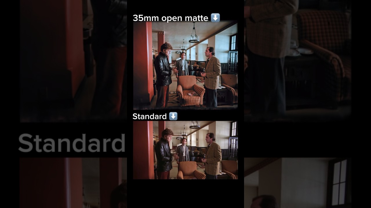 Shining Open Matte vs Widescreen