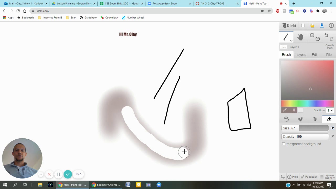 Sketch I did in online class(Kleki) by if_only on Sketchers United