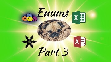 Understanding VBA Code: Enumerations Part 3