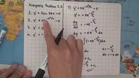 Kreyszig - Advanced Engineering Mathematics 10th Ed - Problem 1.1 Question 1-4