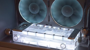 Phanteks Halos Lux RGB Fan Frames w/ Noctua 120mm fans (Red Bull Water Cooled Gaming PC)