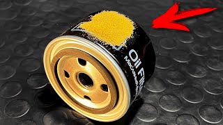 видео: Песок на масляный фильтр! Новые полезные автохитрости и автосоветы картинка: Песок на масляный фильтр! Новые полезные автохитрости и автосоветы