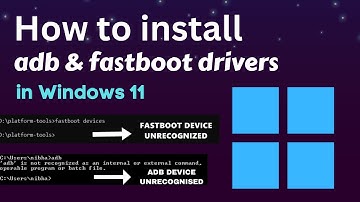 How to install adb and fastboot drivers in Windows 11