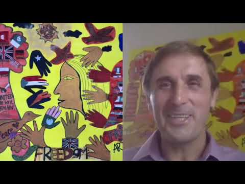 Unity - art piece created in Bosnia House