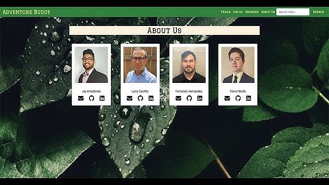 Codeup Web Development Capstone Project - Adventure Buddy - Ganymede Cohort