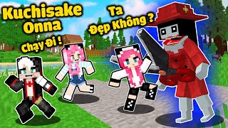 MỀU 24 GIỜ PHÁT HIỆN YÊU NỮ MIỆNG RỘNG TRONG MINECRAFT*REDHOOD CỨU MỀU KHỎI KUCHISAKE ONNA ÁO ĐỎ