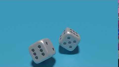 First Blender Animation- Dice Roll
