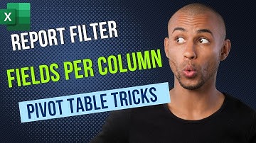 Report filter fields per column #pivottricks