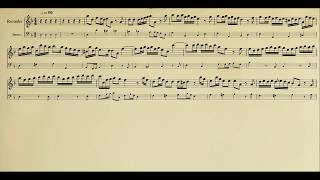 Play with Backing Track: Marcello Recorder Sonata Op2 No2 Adagio
