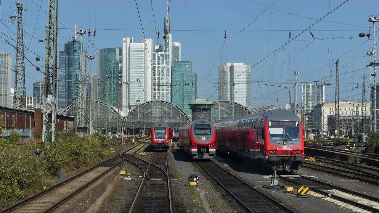 Führerstandsmitfahrt Frankfurt - Glauburg-Stockheim (Zeitraffer)