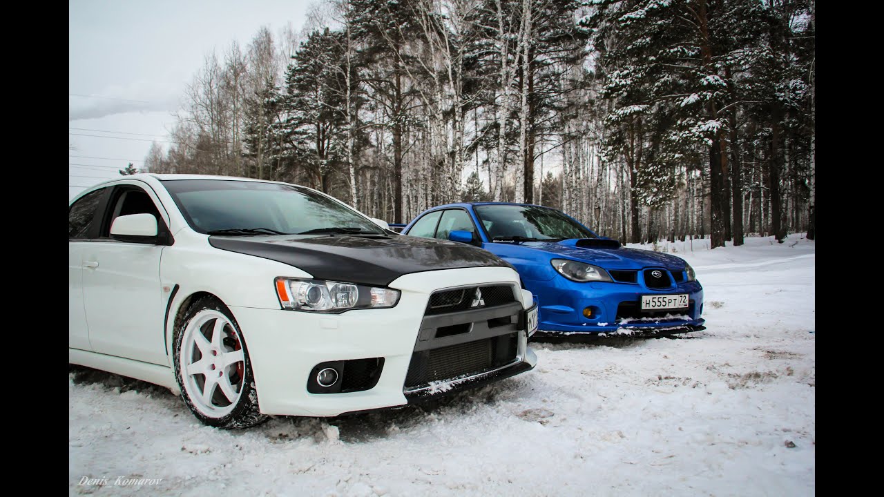 Subaru Impreza wrx & Mitsubishi Evolution Х YouTube