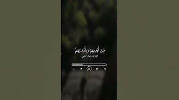 القارئ سلمان العتيبي .
