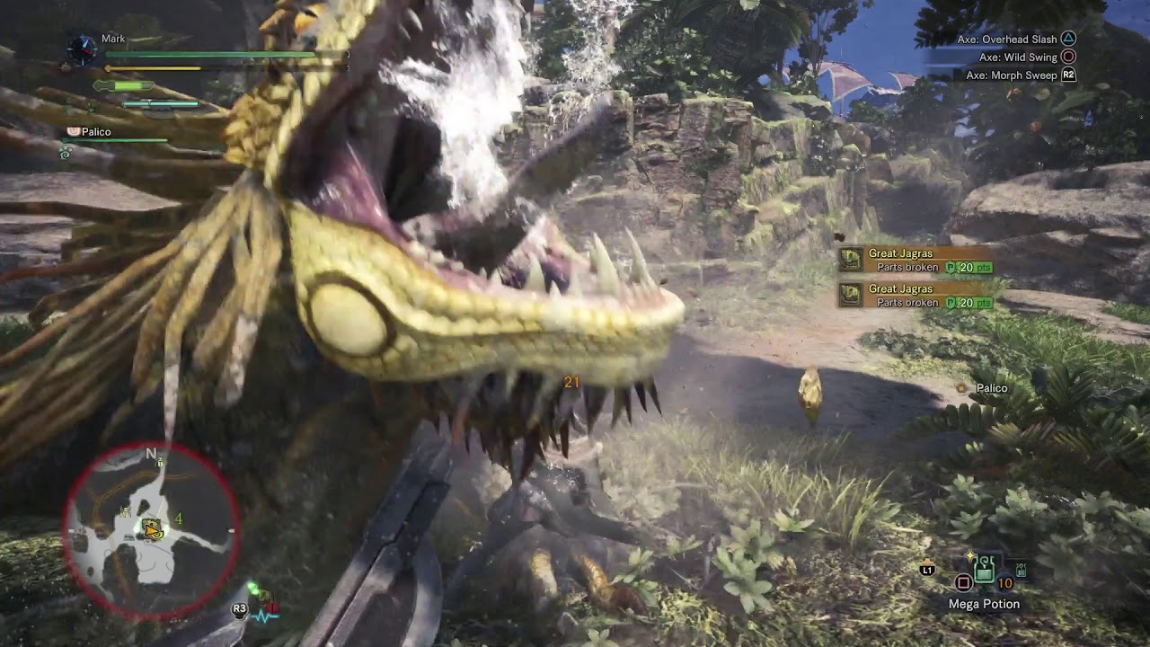 video to gif Monster Hunter World Beta