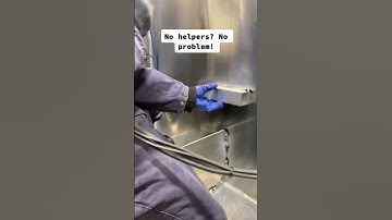 No Helpers? No Problem! Repost from @vanthefabricator(TikTok) #yeswelder #shorts #welding #welder