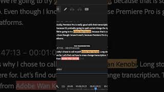 How to Find and Replace Text in Premiere Pro (Edit Captions Fast)