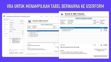 FULL TUTORIAL MEMBUAT KWITANSI SEDERHANA | DATABASE KWITANSI