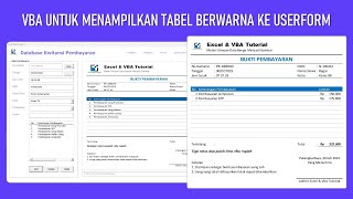 FULL TUTORIAL MEMBUAT KWITANSI SEDERHANA | DATABASE KWITANSI screenshot 2