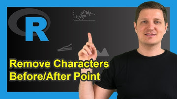 Remove Characters Before or After Point in String in R (Example) | Delete Character | gsub Function