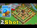 2 Shot Max Capital Peak is Very Easy For This Army in Clan Capital 