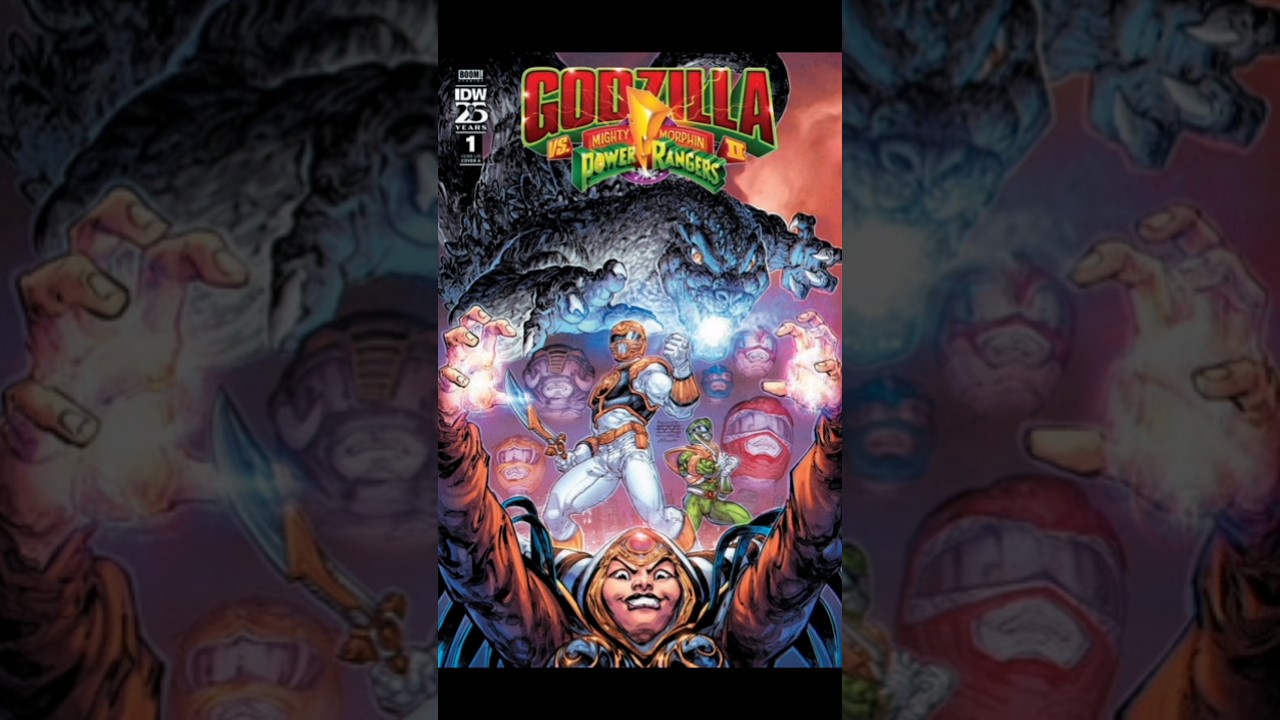 Godzilla vs The Mighty Morphin Power Rangers 2 has been officially revealed by IDW and Boom!