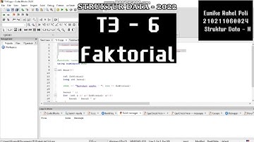 PROGRAM C++ (Menghitung Faktorial Bilangan )