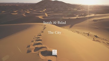 Surah Al-Balad (The City) with English Subtitles مشاري بن راشد العفاسي | سورة البلد