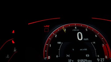 Copyright free Car speedometer video footage