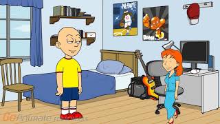 Rosie Pushes Caillou Into A Snake Pit/Grounded