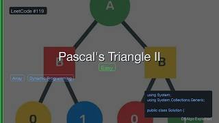 Pascal's Triangle II LeetCode 119 Explained | Optimal O(rowIndex) Space