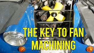 Finishing the 1956 Morgan Plus 4 fan repair