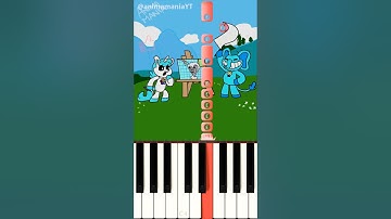 Smiling Critters Bloopers #12 @animamaniaYT  - EASY Piano Tutorial